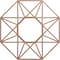 Ekena Millwork Guardian Wood Fretwork Pierced Ceiling Medallion, Wood (Paint Grade), 40"OD x 15 1/2"ID x 3/8"T CMWP40X40X0375GDMF - alternate 1